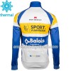 Tenue Maillot M/L + Collant à Bretelles 2018 Sport Vlaanderen-Baloise Hiver Thermal Fleece N001